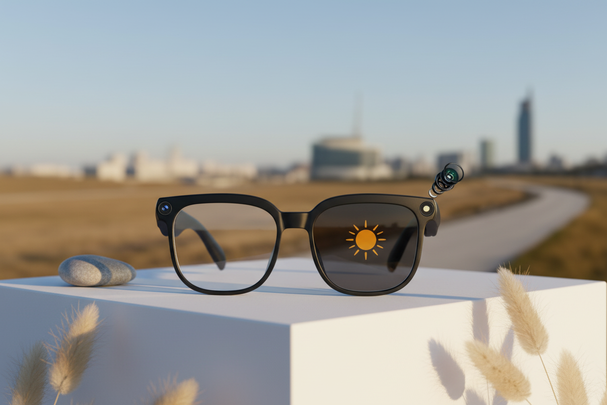 产品眼镜合成背景图